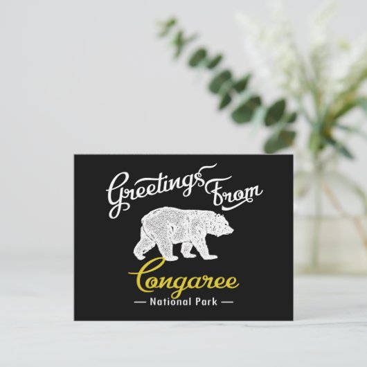 コンガリーナショナルパークベアー ポストカード (スタンド正面)