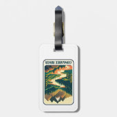 コンガリーリバーサウスカロライナ色 ラゲッジタグ (裏面縦)