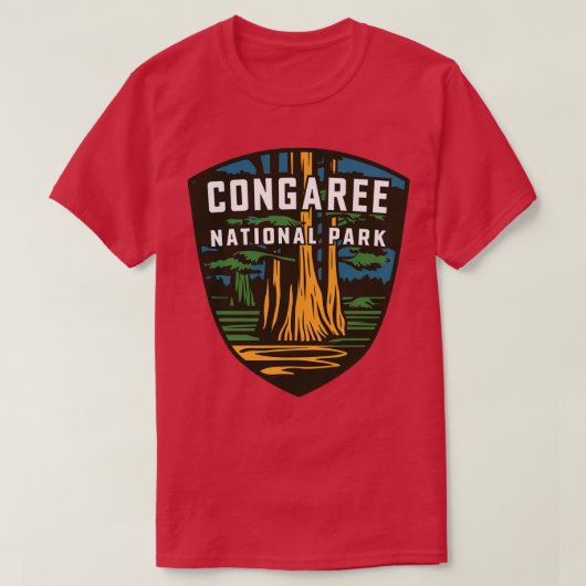 コンガリー国立公園エンブレム Tシャツ (デザイン正面)
