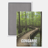 コンガリー国立公園サウスカロライナ旅行 マグネット (正面/裏面)