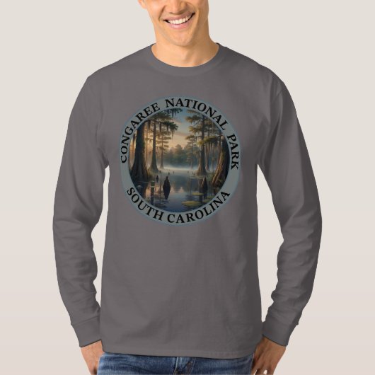 コンガリー国立公園 サウスカロライナ州 Tシャツ (正面)