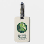 コンガリー国立公園 ラゲッジタグ (裏面縦)