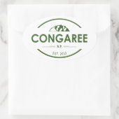 コンガリー国立公園 楕円形シール (バッグ)