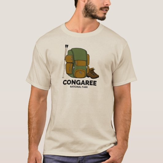 コンガレリー国立公園 バックパック Tシャツ (正面)