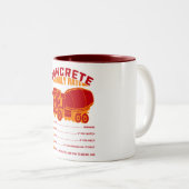 コンクおもしろいリート時給2トーンコーヒーマグ ツートーンマグカップ (正面右)