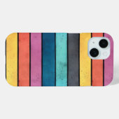 コンクカラフルリットパターン Case-Mate iPhoneケース (裏面 (横))