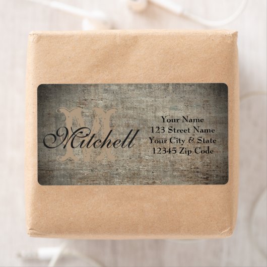 コンクパーソナライズされたリート出荷住所 シール (インサイチュ)