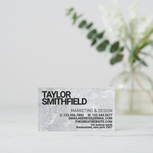 コンクモダン企業のリートヴィンテージ名刺 名刺 (スタンド正面)