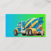 コンクリートおよびコンクリートミキサー車の名刺 名刺 (裏面)