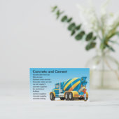 コンクリートおよびコンクリートミキサー車の名刺 名刺 (スタンド正面)