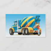 コンクリートおよびコンクリートミキサー車の名刺 名刺 (裏面)