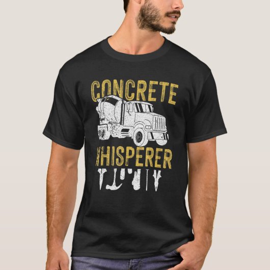 コンクリートささやき建築労働者Cem Tシャツ (正面)