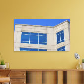 コンクリートとガラス キャンバスプリント (インサイチュ (リビング))