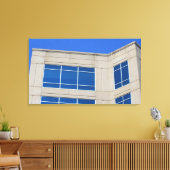 コンクリートとガラス キャンバスプリント (インサイチュ (リビング))