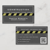 コンクリートと建築ゾーンテープ 名刺 (正面/裏面)