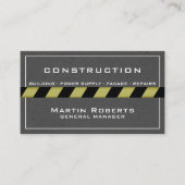 コンクリートと建築ゾーンテープ  名刺 (正面)