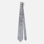 コンクリートのダークグレーストーン壁のテクスチャパターン ネクタイ (正面)