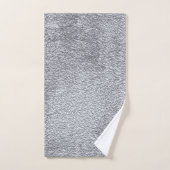 コンクリートのダークグレーストーン壁のテクスチャパターン バスタオルセット (ハンドタオル)