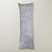 コンクリートのダークグレーストーン壁のテクスチャパターン ボディピロー (裏面 (縦))