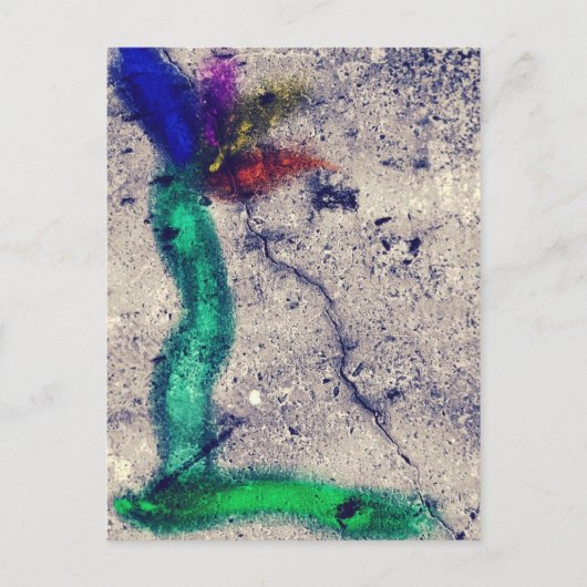 コンクリートの花 ポストカード (正面)