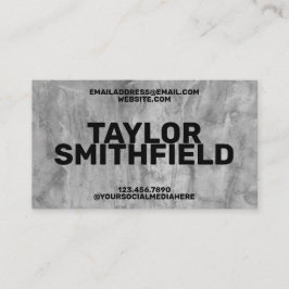 コンクリートはっきりした型シンプルプロフェッショナル 名刺