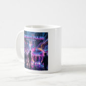 コンクリートエッジ ネオンEDM コーヒーマグカップ (正面左)