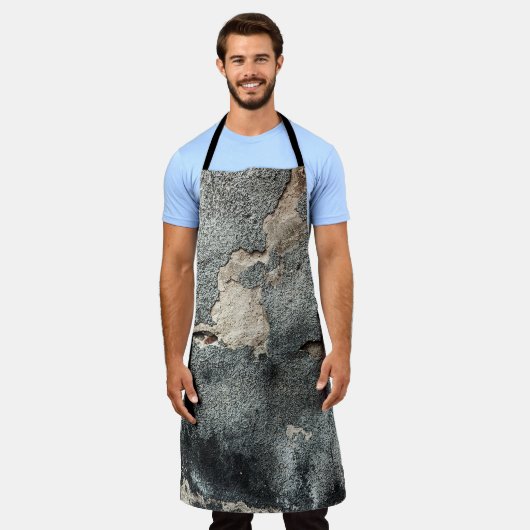 コンクリートグランジ質組織 エプロン (着用した状態)