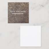 コンクリートグランジ質組織 スクエア名刺 (正面/裏面)