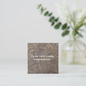 コンクリートグランジ質組織 スクエア名刺 (スタンド正面)