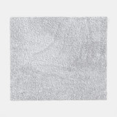 コンクリートグレーの石壁のテクスチャパターン フリースブランケット (正面(横))