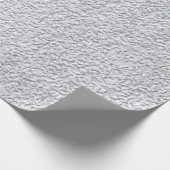 コンクリートグレーの石壁のテクスチャパターン ラッピングペーパー (角)