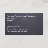 コンクリートスタッコウォール建築名刺 名刺 (正面)