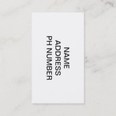 コンクリートステップの雑草名刺 名刺 (裏面)