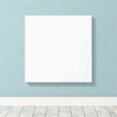 コンクリートストライプファサードで作られた白い模様 キャンバスプリント (インサイチュ (ウッドフロア))