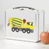 コンクリートセメントトラック建築トラック メタルランチボックス (インサイチュ)