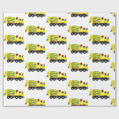 コンクリートセメントトラック建築トラック ラッピングペーパー (フラット)