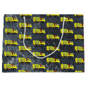 コンクリートセメントトラック建築トラック ラージペーパーバッグ (正面)