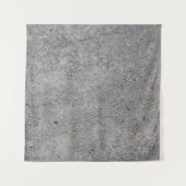 コンクリートセメント壁のグレーテクスチャ タペストリー (正面(横))