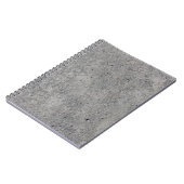 コンクリートセメント壁のグレーテクスチャ ノートブック (左側)