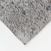 コンクリートセメント壁のグレーテクスチャ フリースブランケット (角)
