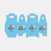 コンクリートセメント混合トラック漫画イラストレーション フェイバーボックス (折り畳みなし)