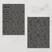 コンクリートテクスチャ 名刺 (正面/裏面)