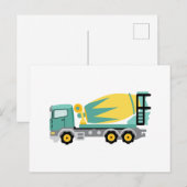 コンクリートトラック ポストカード (正面/裏面)