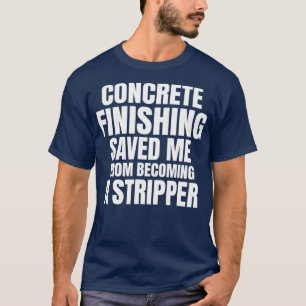 コンクリートフィニッシャおもしろい建築引用文 Tシャツ