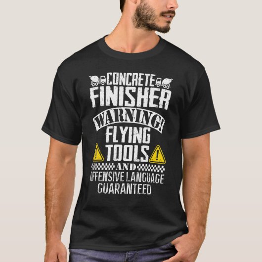 コンクリートフィニッシャのウォーリング Tシャツ (正面)