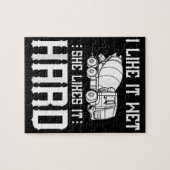 コンクリートフィニッシャ作業者セメントミキサートラックドライバ ジグソーパズル (横)