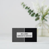 コンクリートフェイク質枠 名刺 (スタンド正面)