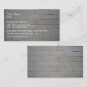 コンクリートブロックの質 名刺 (正面/裏面)
