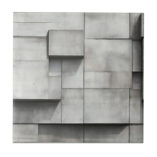 コンクリートブロックパターン タイル (正面)