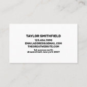 コンクリートプロフェッショナル名刺 名刺 (裏面)